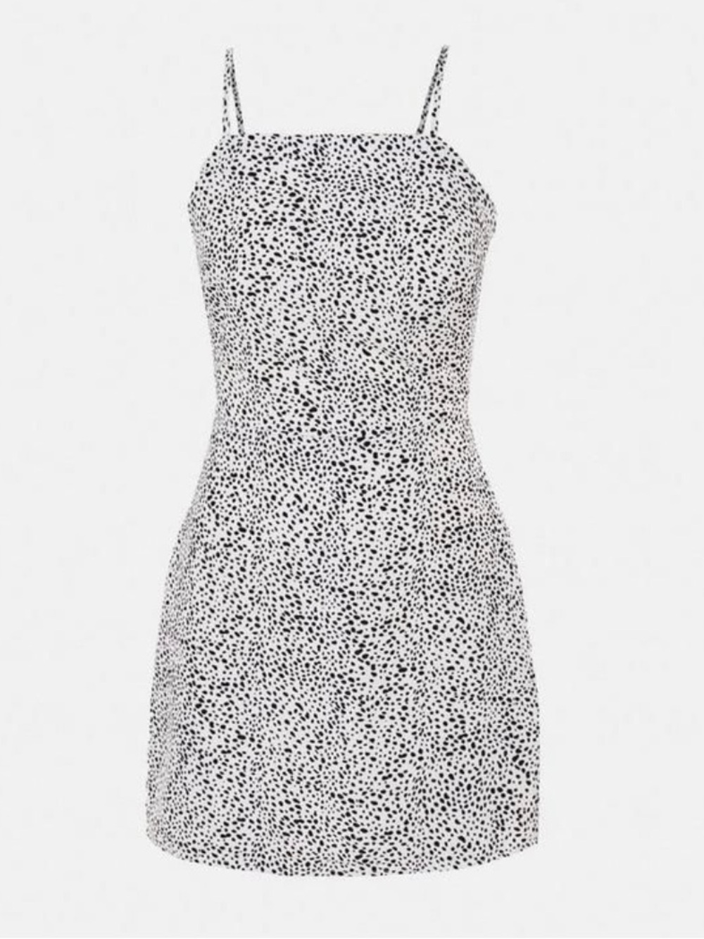NEW MISSGUIDED Dalmatian open back dress